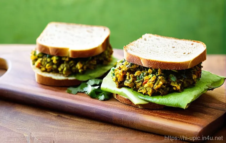 이색피크닉 핸드메이드 샌드위치 - **Prompt 1: "Vibrant Picnic Sandwich Extravaganza"**
    A lively outdoor picnic scene unfolds on a ...