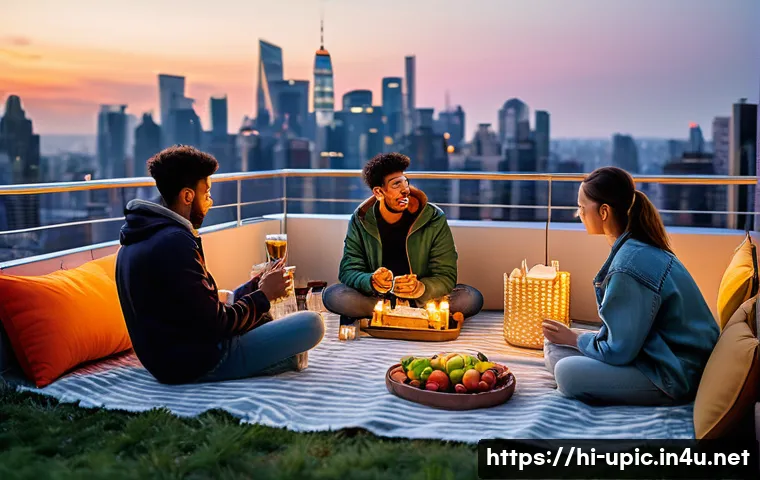 이색피크닉 야경과 함께하는 디너 관련 이미지 2